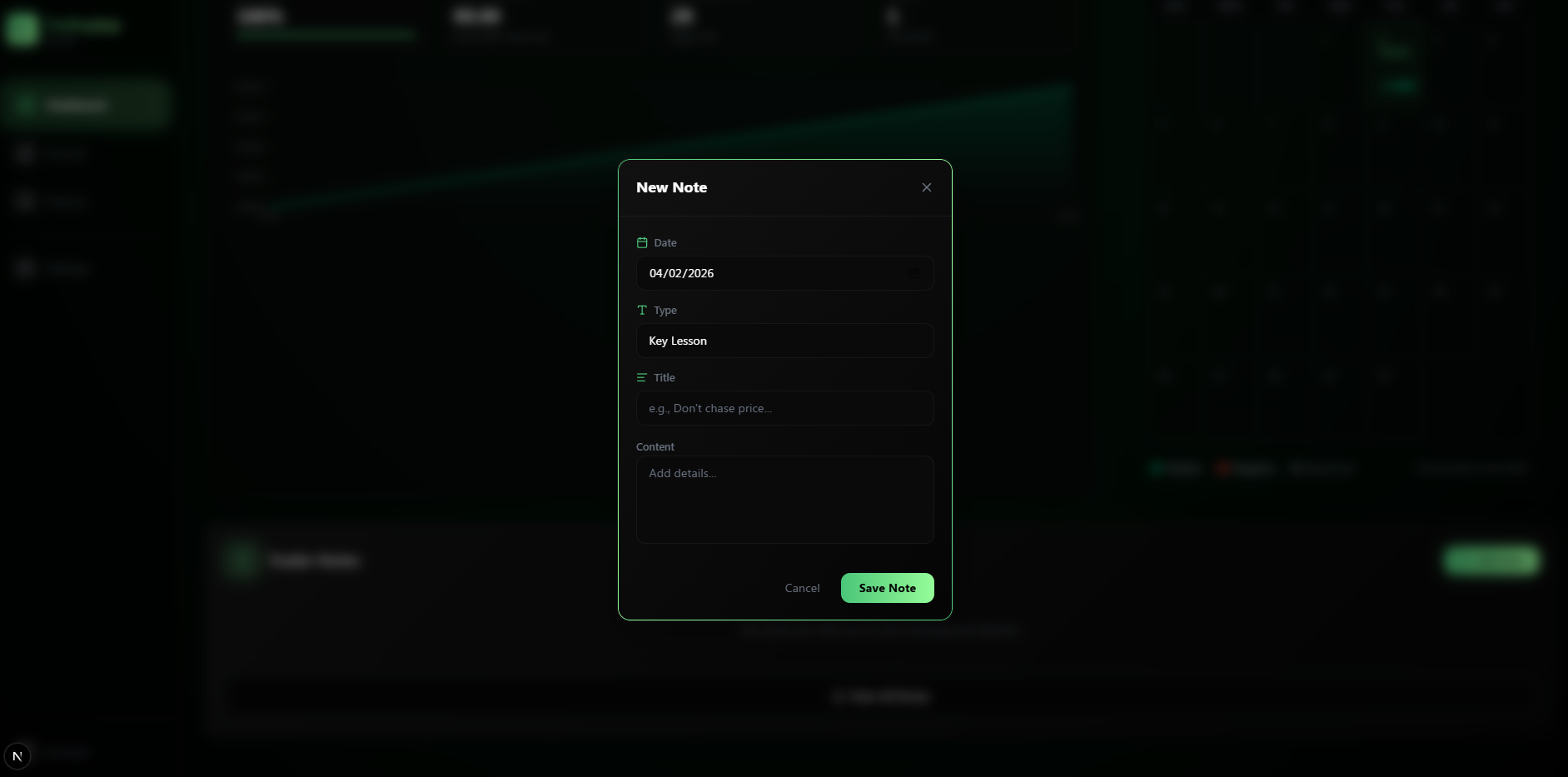 Recording new daily lessons